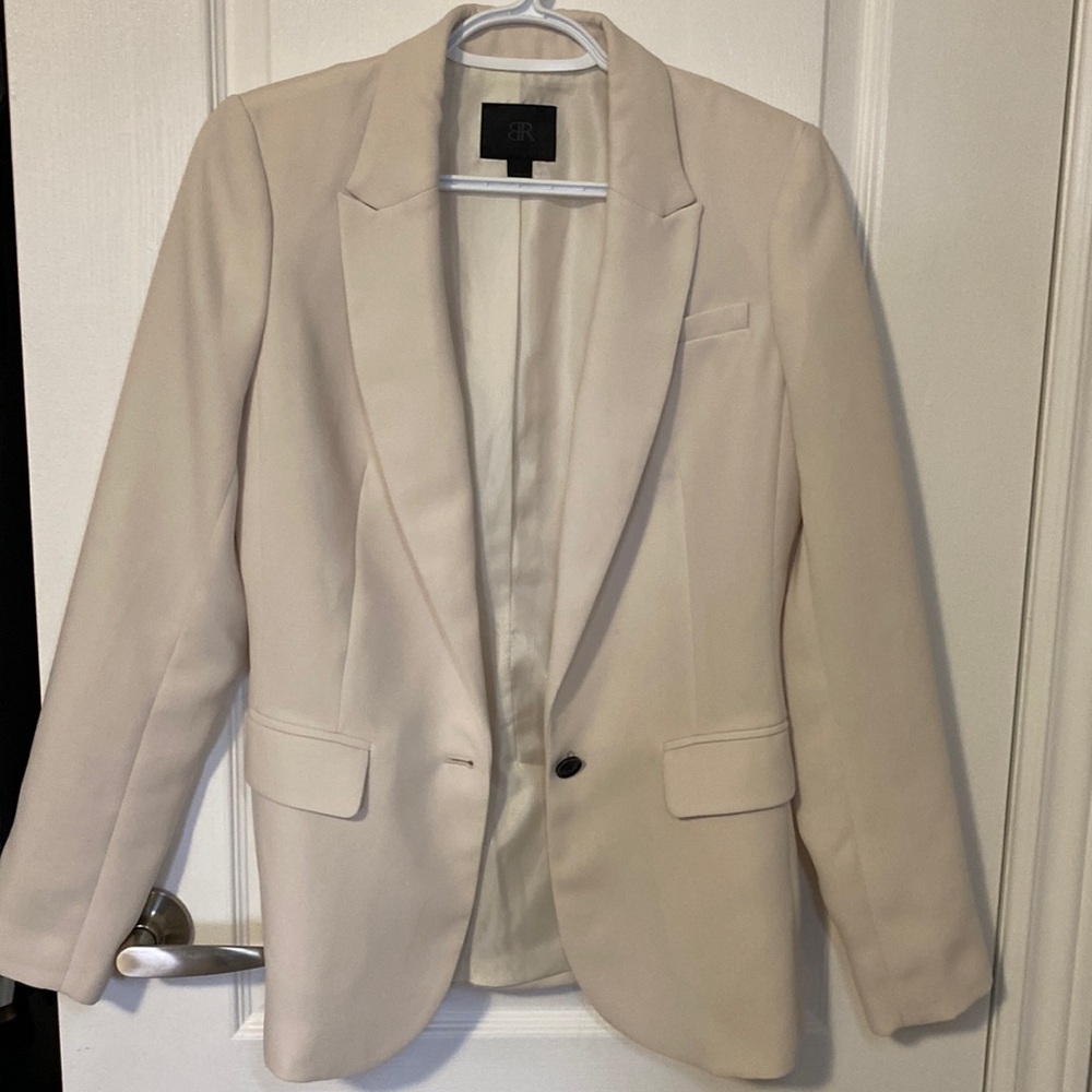 Banana Republic creamy white Blazers